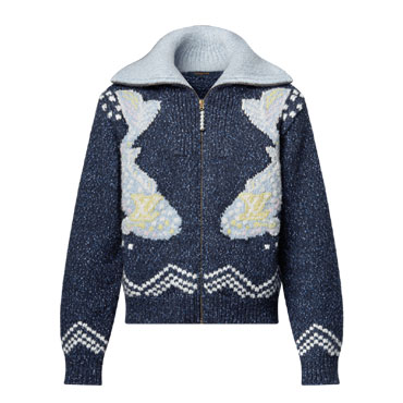 Louis Vuitton Zippered Knitted Blouson 1AIMB0