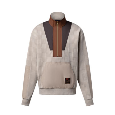 Louis Vuitton Damier Hybrid Half-Zip Workwear Pullover 1AIMJZ