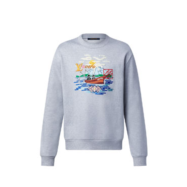 Louis Vuitton Embroidered Sweatshirt 1AIMM7