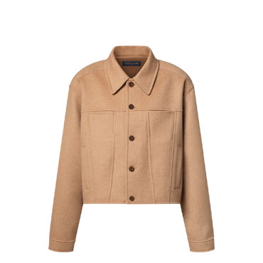 Louis Vuitton Boxy Camel Jacket 1AIPTJ