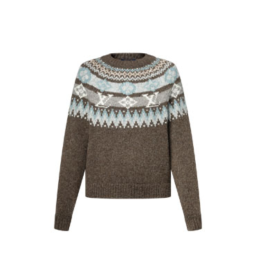 Louis Vuitton Graphic Signature Knit Pullover 1AIQEB