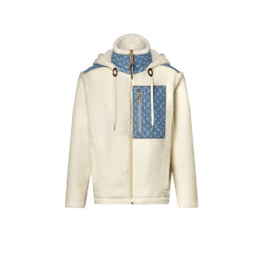 Louis Vuitton Monogram Accent Fleece Jacket 1AIQQJ