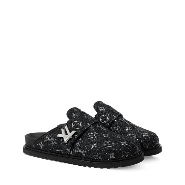 Louis Vuitton Cosy Flat Comfort Clog in Black 1AITLY