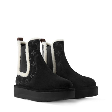 Louis Vuitton Aspen Chelsea Ankle Boot in Black 1AIUD2