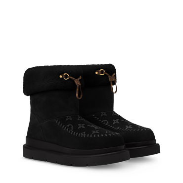 Louis Vuitton Cortina Ankle Boot in Black 1AIUEH