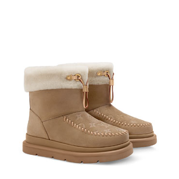 Louis Vuitton Cortina Ankle Boot in Beige 1AIUEY