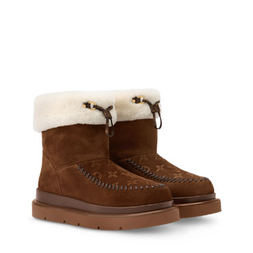 Louis Vuitton Cortina Ankle Boot in Brown 1AIUFF