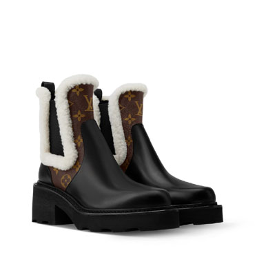 Louis Vuitton Beaubourg Chelsea Boot in Black 1AIUJ2