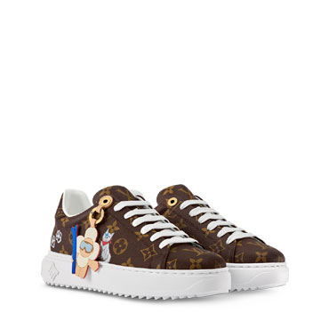 Louis Vuitton Time Out Sneaker in Cacao Brown 1AIVIB