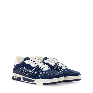 Louis Vuitton Trainer Sneaker in Indigo Blue 1AJ518