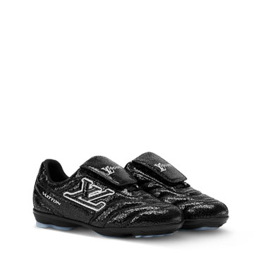 Louis Vuitton Footprint Soccer Sneaker in Black 1AJAKK