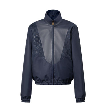 Louis Vuitton Leather Mix Track Top 1AJB69