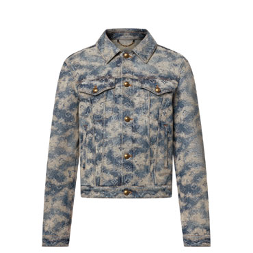 Louis Vuitton Monogram Denim Trucker Jacket 1AJBA4