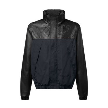 Louis Vuitton Leather Mix Windbreaker 1AJBS9