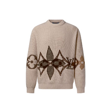 Louis Vuitton Graphic Knitted Crewneck 1AJBVY