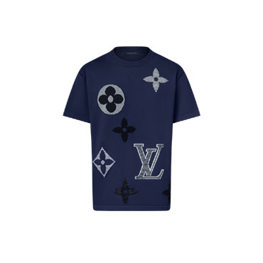 Louis Vuitton Monogram Short-Sleeved Knitted Crewneck 1AJBW9