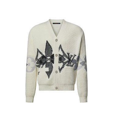 Louis Vuitton Graphic Knitted Cardigan 1AJBX5