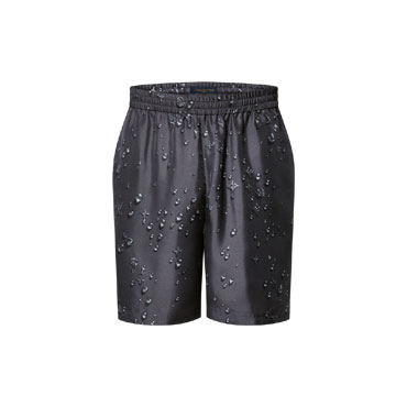 Louis Vuitton Monogram Silk Shorts 1AJBZJ