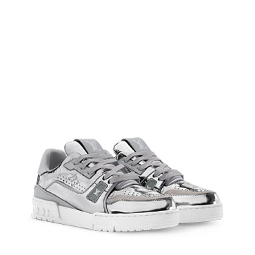 Louis Vuitton Trainer Sneaker in Silver 1AJCL7