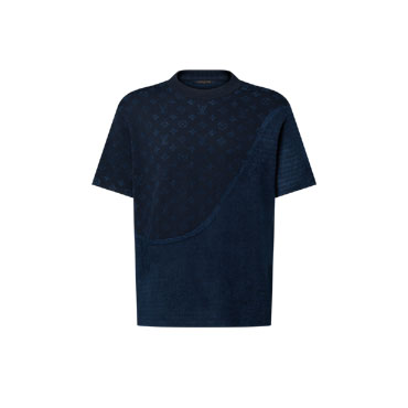 Louis Vuitton Graphic Jacquard Short-Sleeved Crewneck 1AJDX3