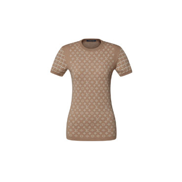 Louis Vuitton Monogram Honeycomb Knit Top 1AJEZW