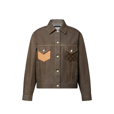 Louis Vuitton Speedy Patch Denim Jacket 1AJFQZ