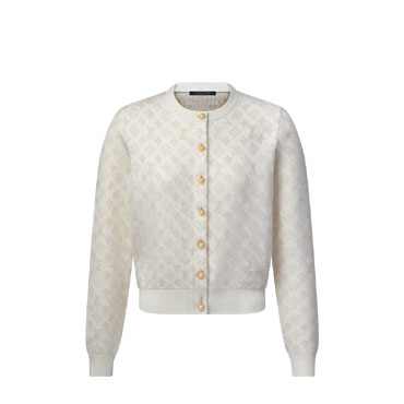 Louis Vuitton Monogram Brushed Knit Cardigan 1AJFRU