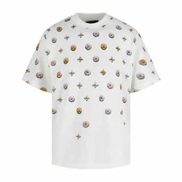 Louis Vuitton Overprinted Monogram Jacquard T-Shirt 1AJRAG