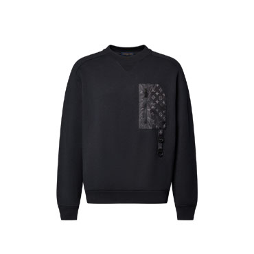 Louis Vuitton Sweatshirt With Technical Signature Details 1AJRB3