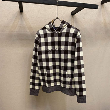 Louis Vuitton Damier Jacquard Hoodie 1AJRKD
