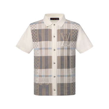 Louis Vuitton Graphic Jacquard Short-Sleeved Shirt 1AJTVO