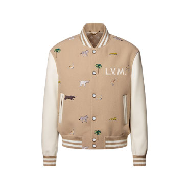 Louis Vuitton x The Darjeeling Limited Embroidered Varsity Blouson 1AJTXG