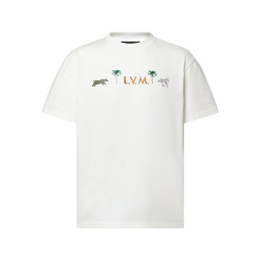 Louis Vuitton x The Darjeeling Limited Embroidered Short Sleeved Crewneck 1AJVQK