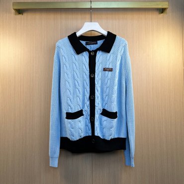 Louis Vuitton Cable-Knit Shirt Cardigan 1AK6YY