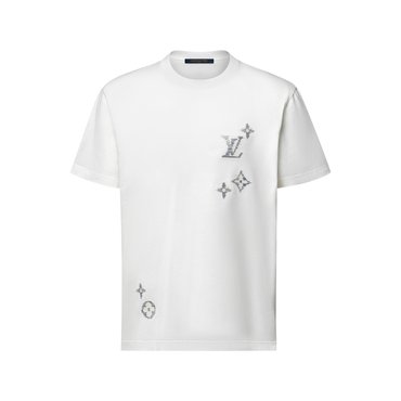 Louis Vuitton Embroidered Signature T-Shirt 1AK7FX