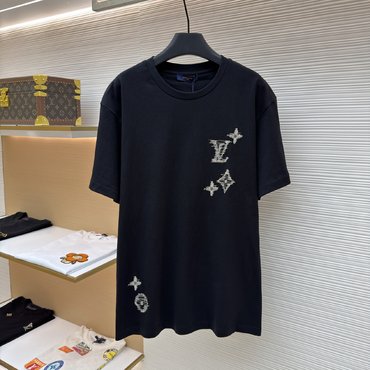 Louis Vuitton Embroidered Signature Short-Sleeved T-Shirt 1AK7G5