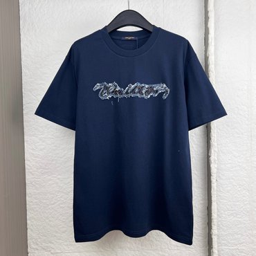 Louis Vuitton Denim Signature T-Shirt 1AK7H9