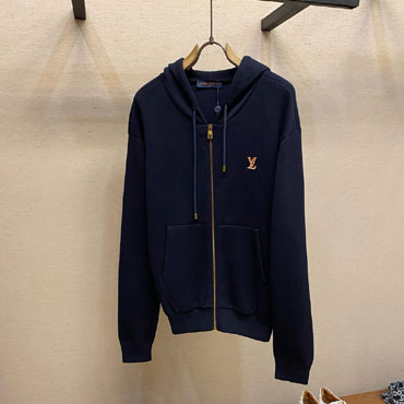 Louis Vuitton Zippered Hoodie With Signature 1AK7KC