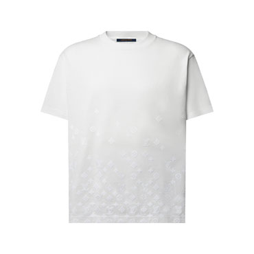 Louis Vuitton Flock Print Monogram Gradient T-Shirt 1AK7LO