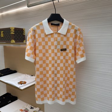 Louis Vuitton Summery Damier Short-Sleeved Shirt 1AKCO9