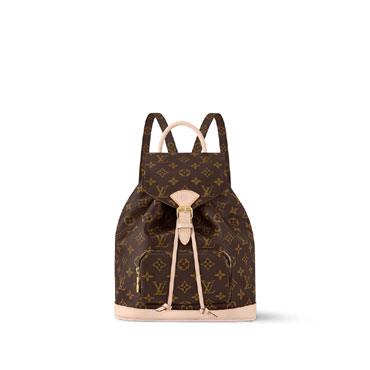 Louis Vuitton Montsouris PM Backpack Monogram Canvas Brown M11198