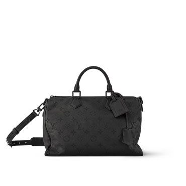 Louis Vuitton Speedy P9 Bandouliere 40 in Black M13916