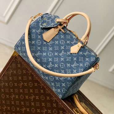 Louis Vuitton Speedy Soft 30 Monogram Denim M14430