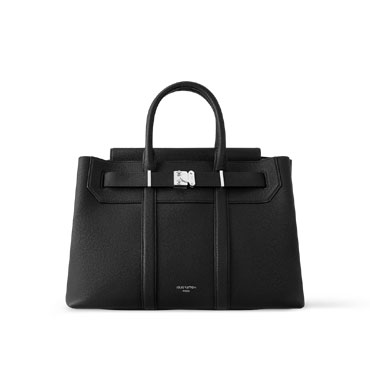 Louis Vuitton Georges MM Tote Bag in H30 Black M23153