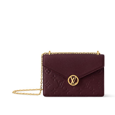 Louis Vuitton Wallet On Chain Rosy Monogram Empreinte Leather M25814