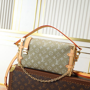 Louis Vuitton Side Trunk MM East West Monogram Denim M27451