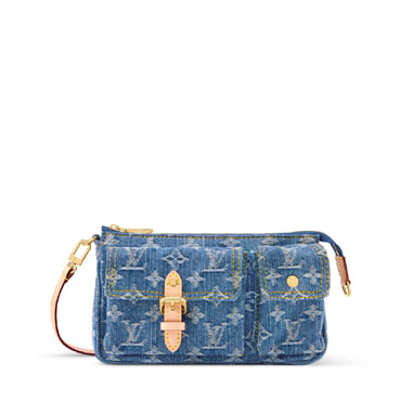 Louis Vuitton Pochette Accessoire Cargo Monogram Denim M27602