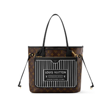 Louis Vuitton Neverfull MM Inside Out Leather Tote M28351