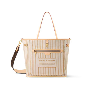 Louis Vuitton Neverfull Bandouliere Inside Out MM Monogram M28407