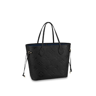 Louis Vuitton Neverfull MM Monogram Empreinte Black M45685